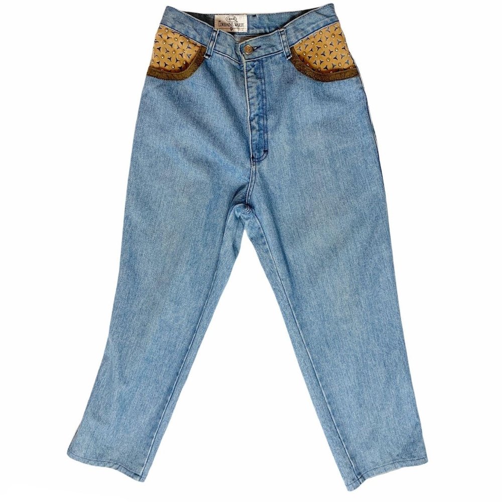 VTG 80s Opal Lorraine Wardy High Rise Crop Jeans